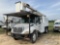 (Houston, TX) HiRanger XT55, Over-Center Bucket Truck mounted behind cab on 2009 International 4300 