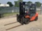 (Neenah, WI) 2000 Toyota 7FGU30 Solid Tired Forklift Runs, Moves & Operates