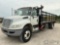 (San Antonio, TX) 2013 International Durastar 4300 Stake Truck Runs & Moves) (Starts, Lift Gate Oper