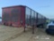 (Houston, TX) 1974 Fountaine T/A High Flatbed Trailer Deck Boards Worn, Rust Damage, Used