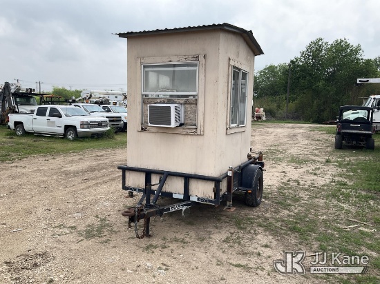 (San Antonio, TX) 2006 Trail Master, Inc Utility Trailer Guard Shack Trailer Stands & Rolls