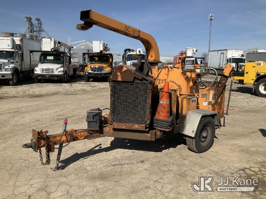 (South Beloit, IL) 2008 Altec DC1217 Chipper (12in Disc), trailer mtd Runs) (Clutch Does Not Engage,