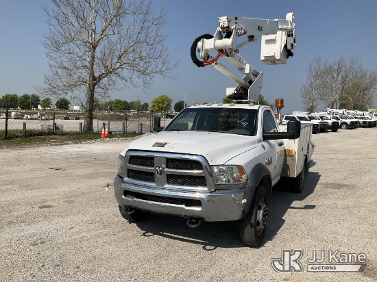 (Kansas City, MO) Altec AT37G, Articulating & Telescopic Bucket mounted behind cab on 2014 RAM 5500 