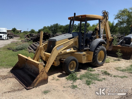 (San Antonio, TX) 2005 John Deere 310G Tractor Loader Extendahoe Not Running, Condition Unknown, Cra