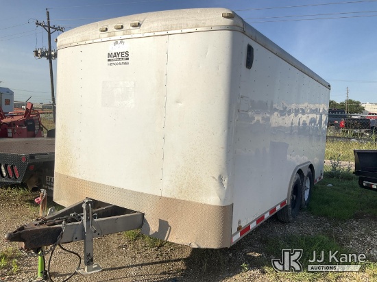 (Waxahachie, TX) 2015 Cargo Mate BL816TA5 T/A Enclosed Cargo Trailer Body Damage