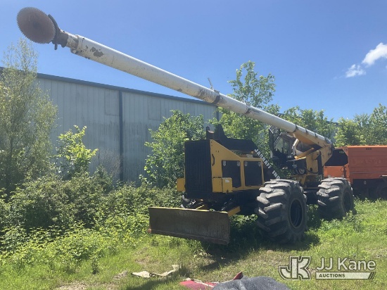 (Conway, AR) 2012 Jarraff Articulating Rubber Tired Tree Saw Runs, Moves & Operates) (Cannot Read Ho