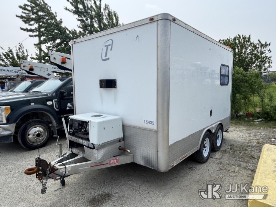(University Park, IL) 2016 InTech FOST8X12TA2 Fiber Optic Splicing Trailer Seller States: Generator 