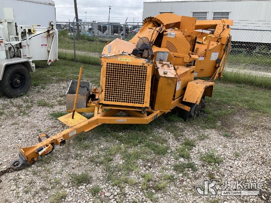 (Waxahachie, TX) 2016 Bandit 200+XP Chipper (12in Disc), trailer mtd No Title) (Wrecked, Accident Da
