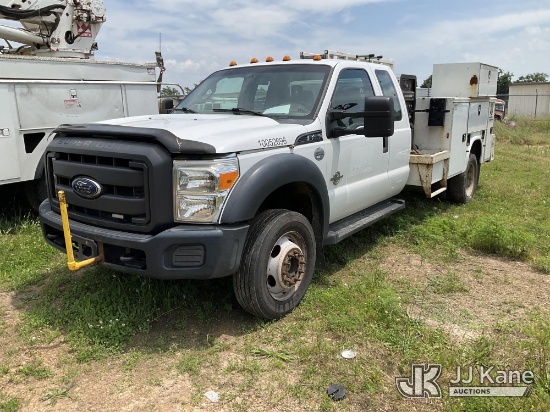 (Joplin, MO) 2015 Ford F450 4x4 Extended-Cab Service Truck Not Running, Condition Unknown, Will Not 