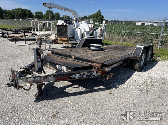 (Hawk Point, MO) 2014 Felling FT-12 IT-I-PIus Tilt-Top Tagalong Equipment Trailer Blown Tire and Rem