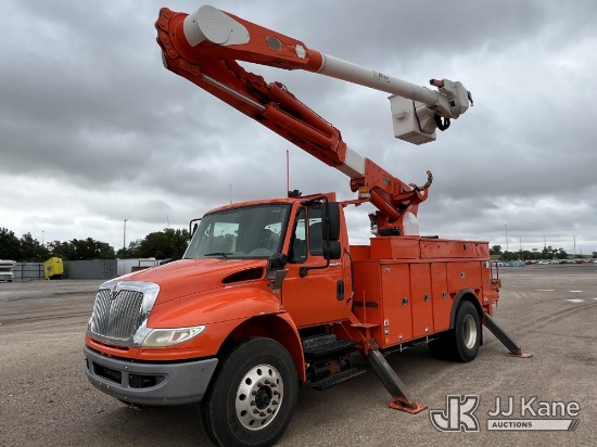 (Wichita, KS) Altec AM50, Over-Center Material Handling Bucket rear mounted on 2013 International 44