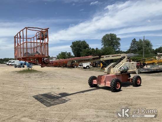 (South Beloit, IL) 2000 JLG 40H Self-Propelled Telescopic Manlift, LP Tank NOT Included Runs, Moves,