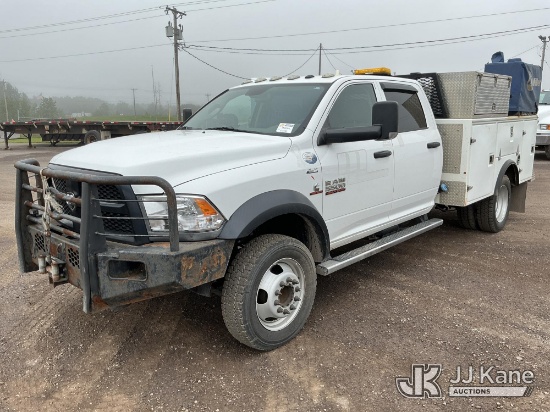 (Superior, WI) 2014 RAM 5500 4x4 Crew-Cab Mechanics Service Truck Runs & Moves, Welder/Generator Run