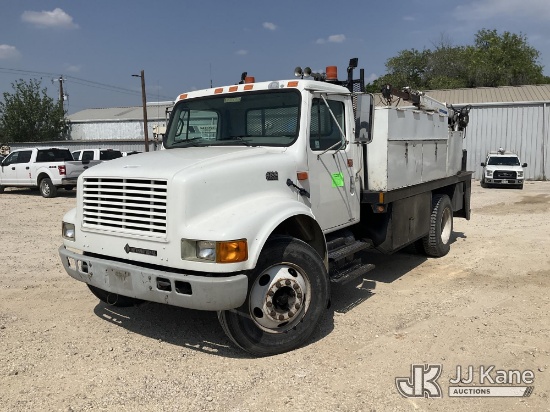 (San Antonio, TX) 2002 International 4700 Mechanics Service Truck Runs & Moves