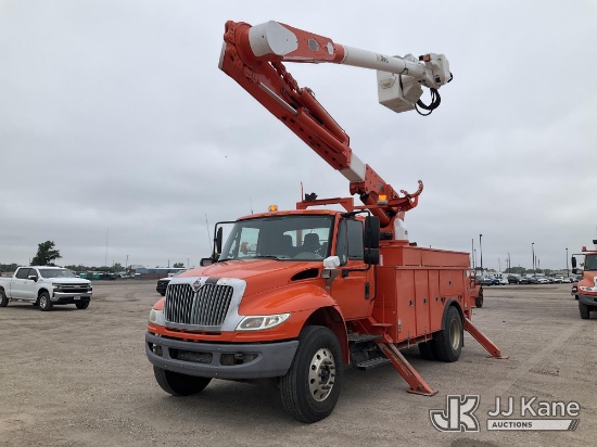(Wichita, KS) Altec AM50, Over-Center Material Handling Bucket Truck rear mounted on 2012 Internatio