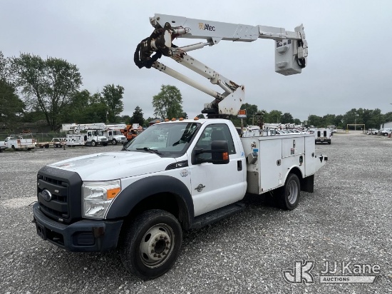(Hawk Point, MO) Altec AT37G, Articulating & Telescopic Bucket Truck mounted behind cab on 2016 Ford