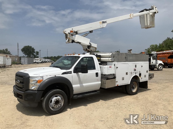 (South Beloit, IL) Altec AT200A, Telescopic Non-Insulated Bucket Truck mounted behind cab on 2013 Fo
