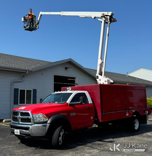 (Peoria, IL) Altec AT248F, Articulating & Telescopic Non-Insulated Bucket Truck mounted behind cab o