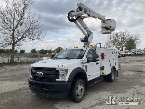 (Kansas City, MO) Altec AT37G, Articulating & Telescopic Bucket Truck mounted behind cab on 2018 For