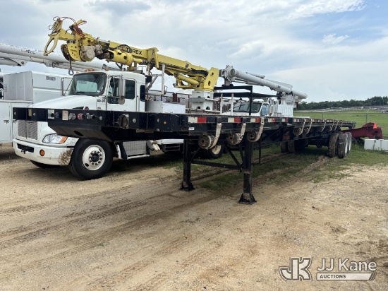 (Waxahachie, TX) 2017 Dorsey EF48 T/A High Flatbed Trailer Body & Paint Damage