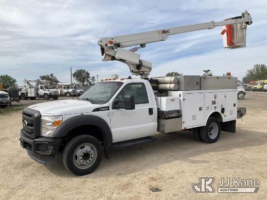 (South Beloit, IL) Altec AT200A, Telescopic Non-Insulated Bucket Truck mounted behind cab on 2012 Fo