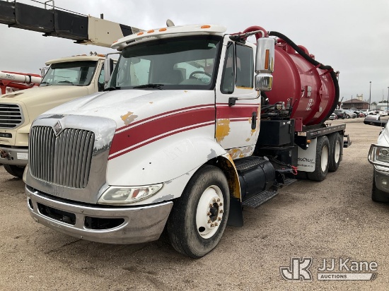 (Wichita, KS) 2004 International 8600 T/A Vacuum Excavation Truck Not Running, Condition Unknown) (T