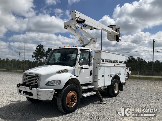 (Gulfport, MS) Altec TA40, Articulating & Telescopic Bucket Truck mounted behind cab on 2004 Freight