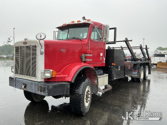 (Maple Lake, MN) 2001 Peterbilt 357 6x6 T/A Reel Loader Truck Runs, Moves, Reel Loaders Operate, Win