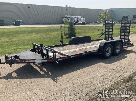 (Neenah, WI) 2017 Maxxey B6X8118 T/A Tagalong Equipment Trailer Seller States: Broken Support Rods, 