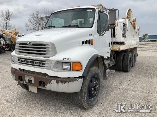 (Kansas City, MO) 2003 Sterling M8500 Acterra Reel Loader Truck, (Evergy Unit) Runs, Moves & Operate
