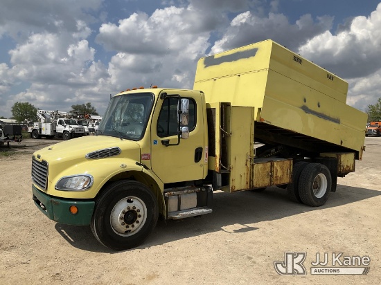 (South Beloit, IL) 2015 Freightliner M2 106 Chipper Dump Truck Runs & Moves, Dump Operates) (Paint D