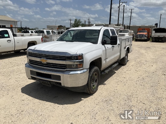 (San Antonio, TX) 2015 Chevrolet Silverado 2500HD Extended-Cab Service Truck Runs & Moves