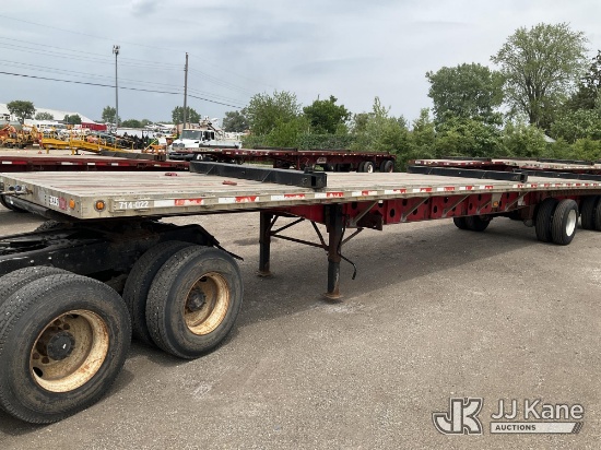 (South Beloit, IL) 2004 Transcraft High Flatbed Trailer Rust Damage
