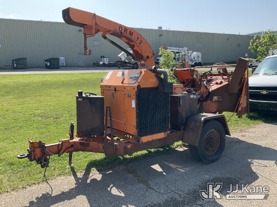 (Neenah, WI) 2015 Altec Environmental Products DRM12 Chipper (12in Drum), trailer mtd Not Running, U