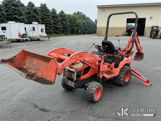 (Maple Lake, MN) 2002 Kubota BX25D Mini Tractor Loader Backhoe Runs, Moves, Operates)(Seller States: