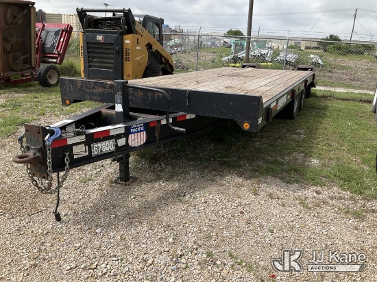 (Waxahachie, TX) 2007 Monroe Towmaster T/A Tagalong Equipment Trailer Fair, 8 1/2Ft X 20Ft,