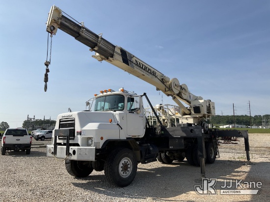 (Marshfield, MO) National 800C, Series 880C, Hydraulic Truck Crane rear mounted on 1996 Mack DMM T/A