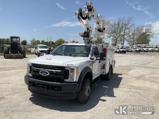 (Kansas City, MO) Altec AT37G, Articulating & Telescopic Bucket Truck mounted behind cab on 2017 For