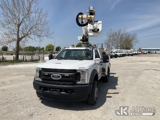 (Kansas City, MO) Altec AT37 JEMS, Articulating & Telescopic Bucket Truck mounted behind cab on 2017