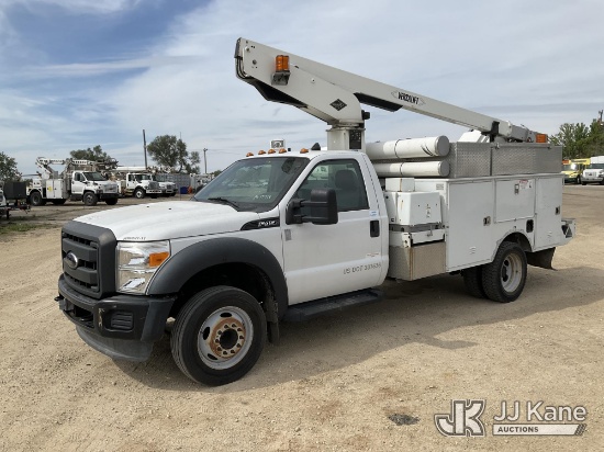 (South Beloit, IL) Versalift TEL29N-03, Telescopic Non-Insulated Bucket Truck rear mounted on 2012 F
