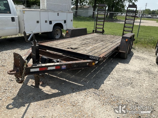 (Topeka, KS) 2006 Monroe Towmaster T/A Tagalong Equipment Trailer Paint & Rust Damage