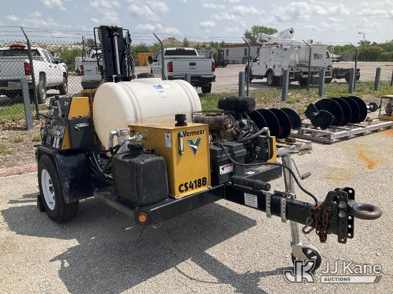 (Kansas City, MO) 2019 Vermeer CS418B Core Saw, Trailer Mounted Runs & Operates