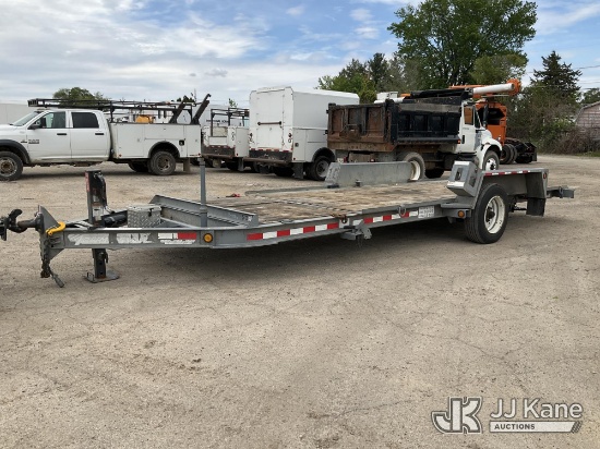 (South Beloit, IL) 2013 Monroe Towmaster T-14DT T/A Tilt Bed Tagalong Equipment Trailer Seller State