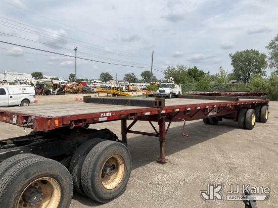 (South Beloit, IL) 2001 Great Dane Trailers T/A High Flatbed Trailer Air Leak In Tank-Rusty
