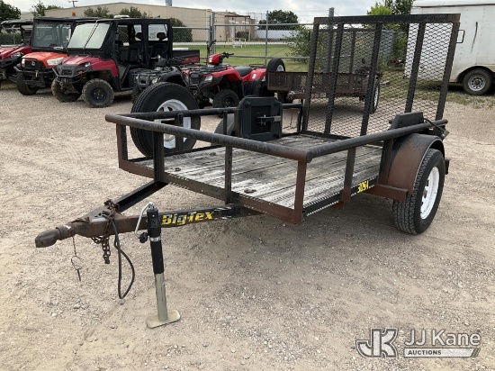 (Waxahachie, TX) 2004 Big Tex S/A Tagalong Utility Trailer No Title) (Certificate of Origin