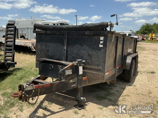 (San Antonio, TX) 2014 Texas Pride DT7141KBP T/A Dump Trailer Jump To Start, Lift Operates