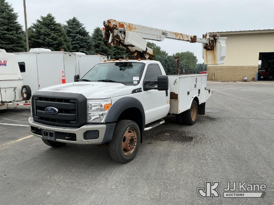 (Maple Lake, MN) Altec AT200A, Telescopic Non-Insulated Bucket Truck mounted behind cab on 2015 Ford