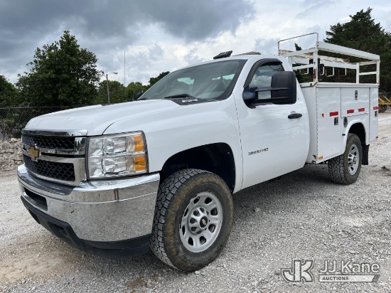 (Columbia, TN) 2012 Chevrolet Silverado 3500HD 4x4 Service Truck, Municipal Owned Runs & Moves