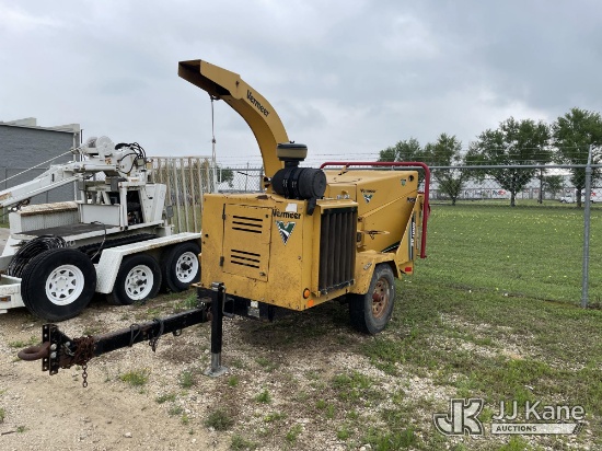 (Houston, TX) 2013 Vermeer BC1000XL Chipper (12in Drum), trailer mtd No Title) (Not Running, Conditi