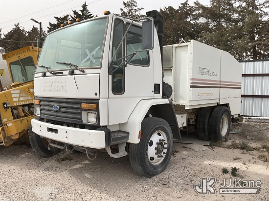 (Kermit, TX) Elgin Series E, Vactor Unit/Sweeper mounted on 1997 Ford CF8000 Sweeper Not Running, Co